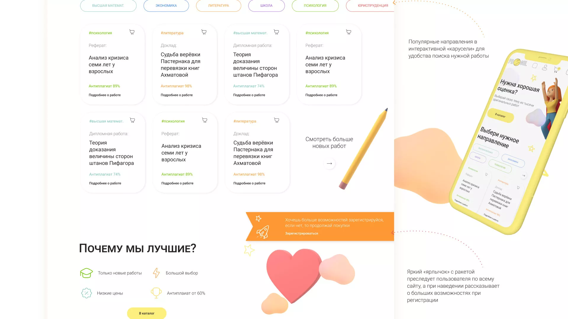 Создание онлайн-сервиса в Симе по рефератам и курсовым работам