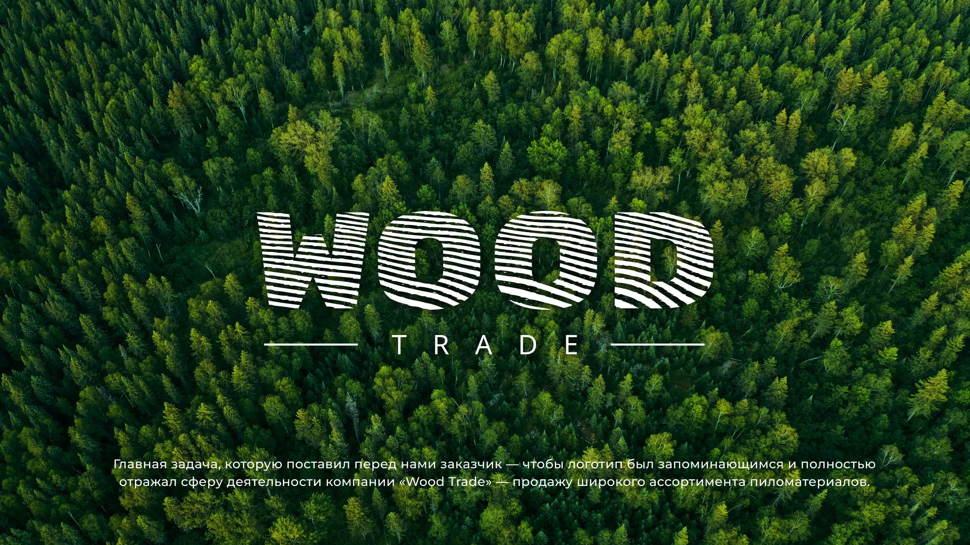 Разработка логотипа для компании «Wood Trade» в Симе