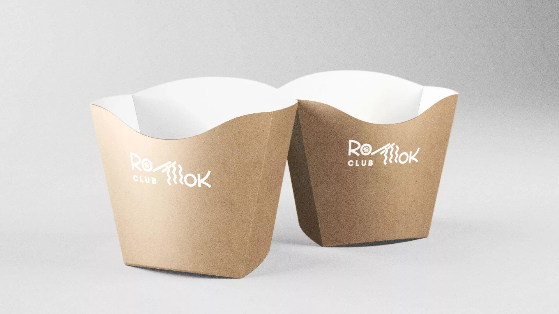 Создание логотипа суши-бара «Roll Wok Club» в Симе
