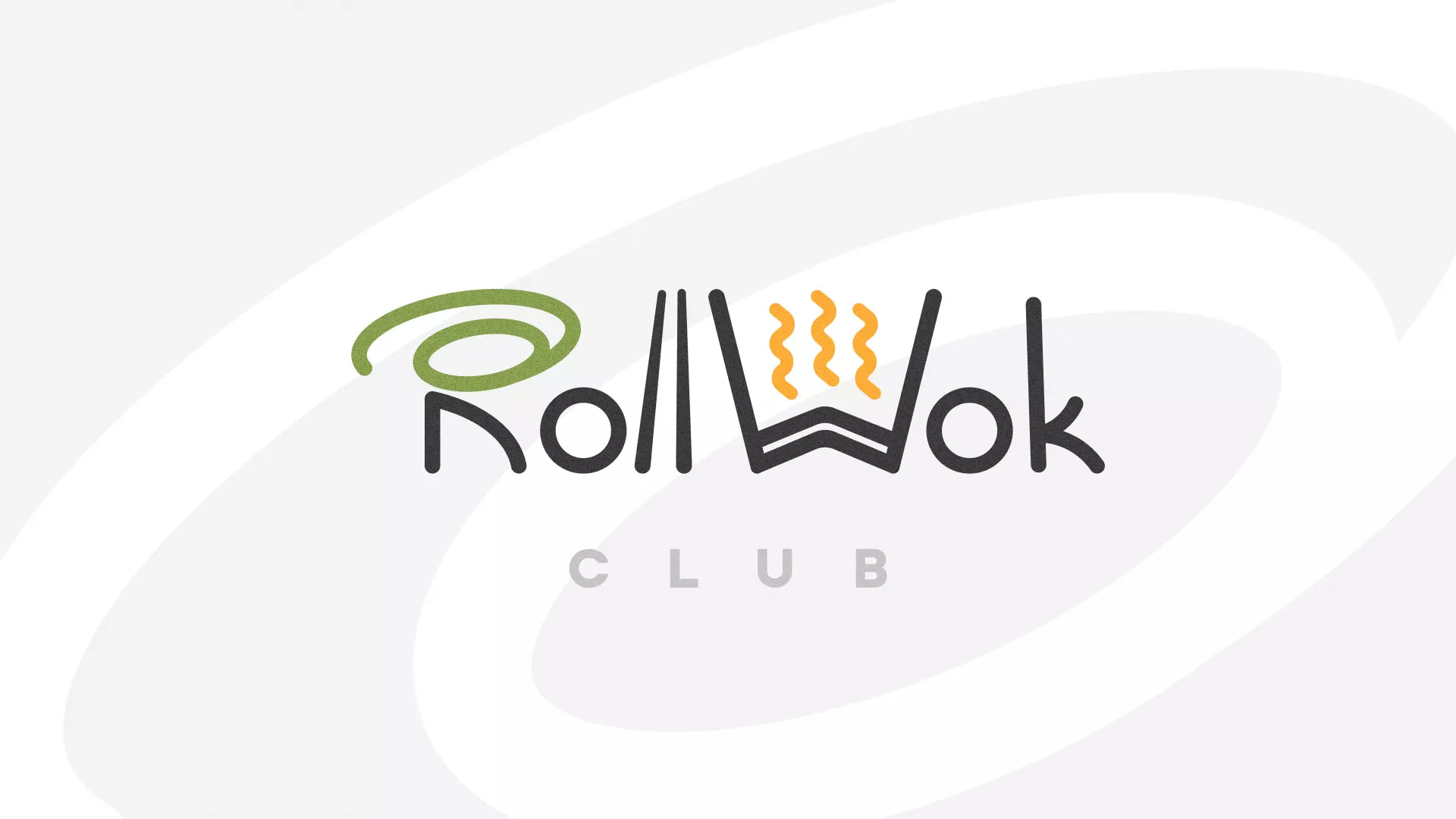 Создание дизайна листовок суши-бара «Roll Wok Club» в Симе